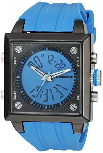 CEPHEUS Herren-Armbanduhr Analog Digital Quarz Silikon CP900-633A