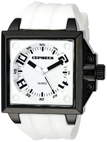CEPHEUS Herren-Armbanduhr Analog Quarz Silikon CP904-676