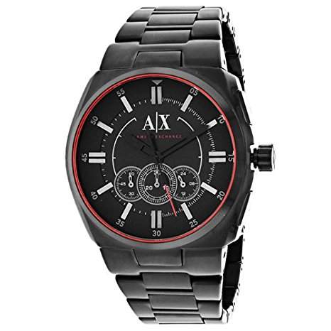 Armani Exchange Herren 45mm Edelstahl, Ionenbeschichtet Gehaeuse Uhr AX1801