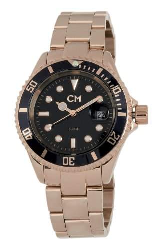 Carlo Monti Herren-Armbanduhr XL Varese Analog Edelstahl beschichtet CM507-328