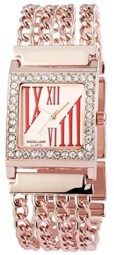 Excellanc Damen-Armbanduhr Analog Quarz verschiedene Materialien 150835500029