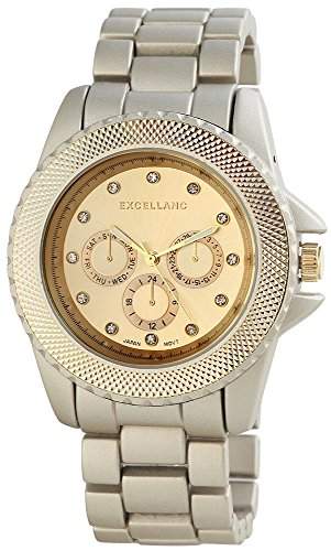 Excellanc Damen-Armbanduhr XL Analog Quarz verschiedene Materialien 150904000011