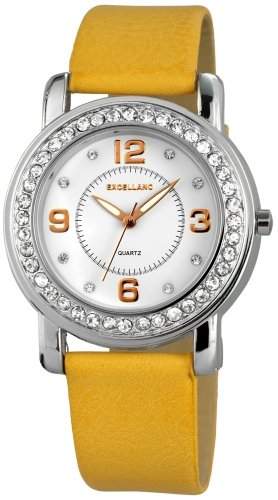 Excellanc Damen-Armbanduhr Analog Quarz verschiedene Materialien 195022000154