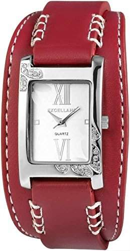 Excellanc Damen-Armbanduhr Analog Quarz verschiedene Materialien 195022900133