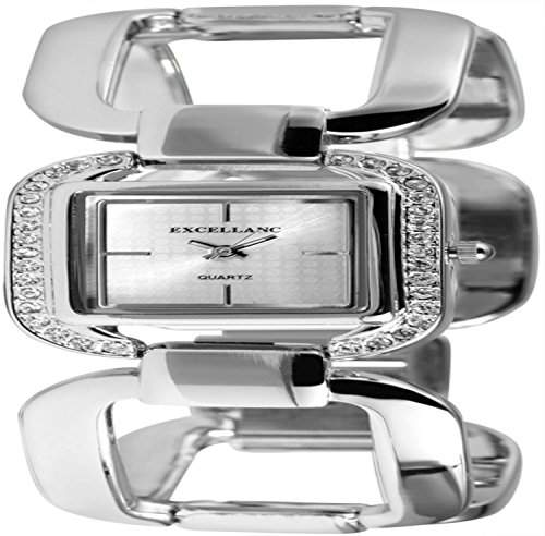 Excellanc Damen-Armbanduhr Analog Quarz verschiedene Materialien 180322500026