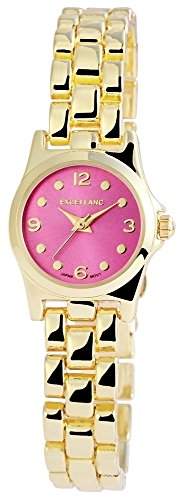 Excellanc Damenuhr mit Metallarmband Pink Armbanduhr Uhr 180505500030