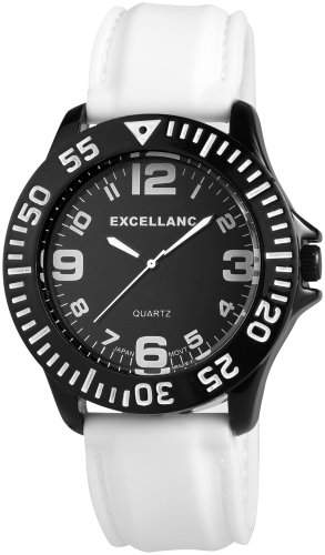 Excellanc Herren-Armbanduhr XL Analog Quarz verschiedene Materialien 225572000007