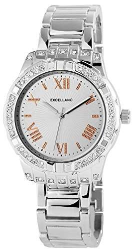 Excellanc Damen-Armbanduhr Analog Quarz verschiedene Materialien 150822500031