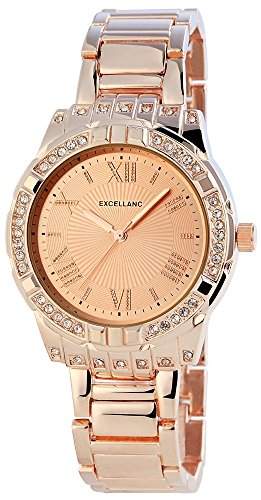 Excellanc Damen-Armbanduhr Analog Quarz verschiedene Materialien 150835500031