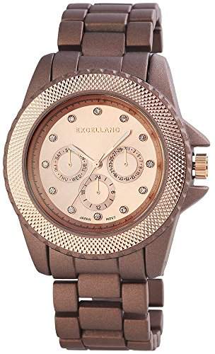 Excellanc Damen-Armbanduhr XL Analog Quarz verschiedene Materialien 150955500011