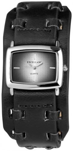 Excellanc Damen-Armbanduhr Analog Quarz Leder 295021000107