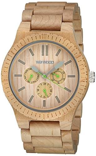 Wewood Herren-Armbanduhr Kappa Analog Quarz One Size, beige, beige