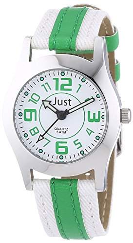 Just Watches Unisex-Armbanduhr Analog Quarz Kunstleder 48-S0007-GR