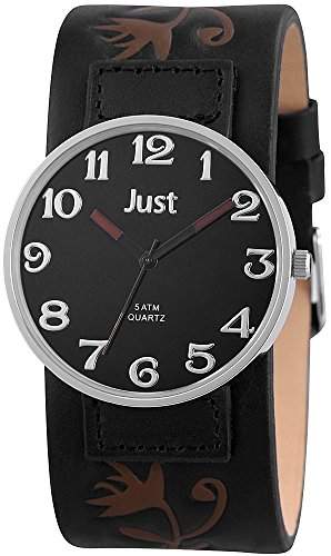 Just Watches Damen-Armbanduhr Analog Quarz Leder 48-S10249BK-BR