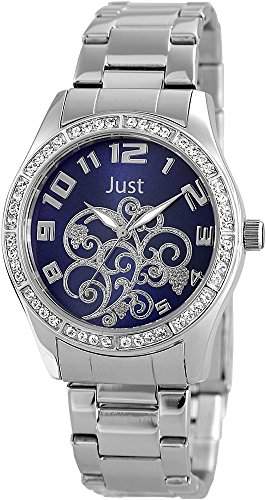 Just Watches Damen-Armbanduhr Analog Quarz Edelstahl 48-S10272-BL