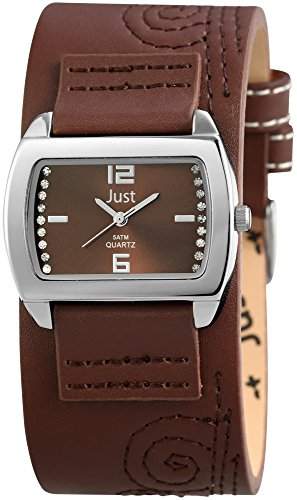 Just Watches Damen-Armbanduhr Analog Quarz Leder 48-S10419-BR