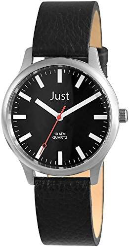 Just Watches Damen-Armbanduhr Analog Quarz Leder 48-S10632-BK