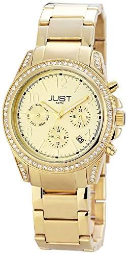 Just Watches Damen-Armbanduhr Analog Quarz Edelstahl 48-S11004-GD