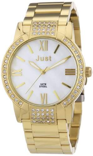 Just Watches Damen-Armbanduhr Analog Quarz Edelstahl 48-S1229-GD