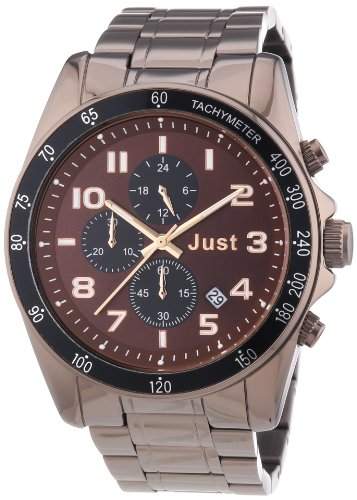 Just Watches Unisex-Armbanduhr Analog Quarz Edelstahl 48-S1230-BR