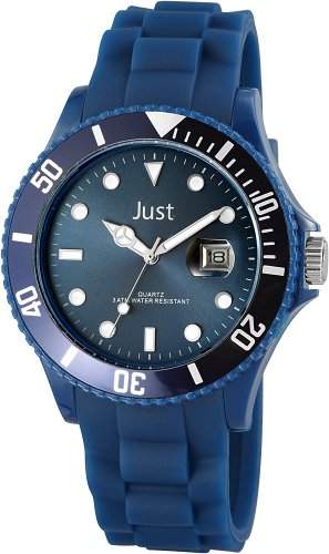 Just Watches Unisex-Armbanduhr Analog Quarz Kautschuk 48-S3862-DBL