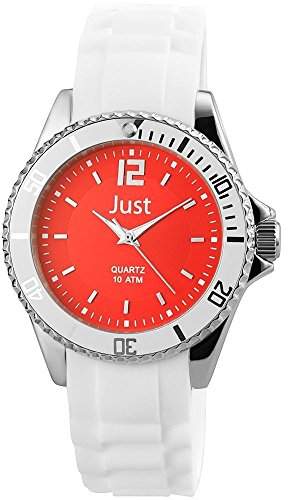 Just Watches Damen-Armbanduhr Analog Quarz Kautschuk 48-S3863-RD