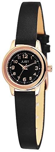 Just Watches Damen-Armbanduhr XS Analog Quarz Leder 48-S4063-RGD-BK