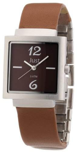 Just Watches Damen-Armbanduhr Analog Quarz Leder 48-S4703-BR