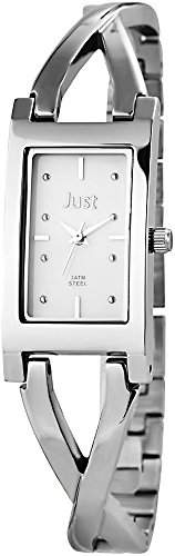 Just Watches Damen-Armbanduhr Analog Quarz Edelstahl 48-S6654-WH