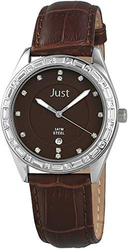 Just Watches Damen-Armbanduhr Analog Quarz Leder 48-S8262A-BR