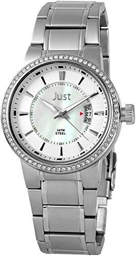 Just Watches Damen-Armbanduhr Analog Quarz Leder 48-S8265B-PL