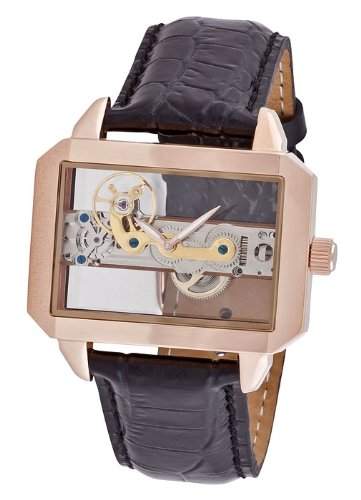 M Johansson Vergoldet Herren Armband Uhr LixusRG