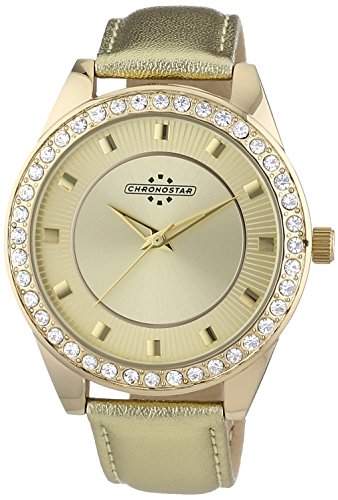 Chronostar Watches Damen-Armbanduhr Analog Quarz Leder R3751229503