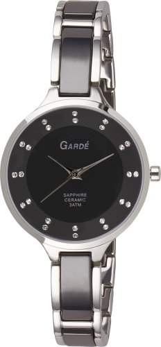 Garde Ruhla Uhr Damenarmbanduhr Elegance 90852 Ceramic Saphirglas