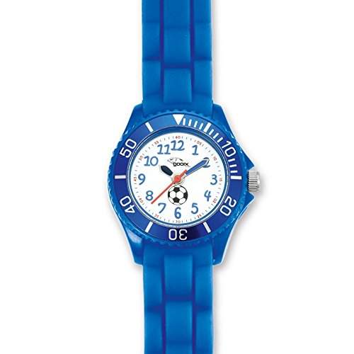 gooix GX06009060 Fussball Uhr Junge Kinderuhr Kautschuk Kunststoff 50m Analog blau