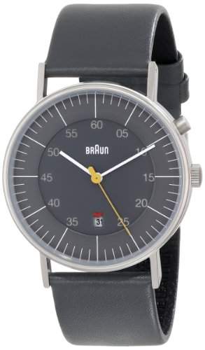 Braun Herren-Armbanduhr XL BN0013GYGYG Analog Leder