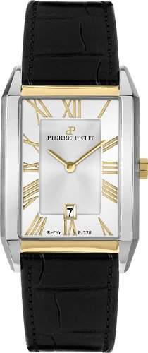 Pierre Petit Herren-Armbanduhr Paris Analog Leder P-778B
