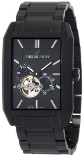 Pierre Petit Herren-Armbanduhr Paris Analog Automatik Edelstahl beschichtet P-781B