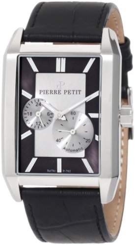 Pierre Petit Herren-Armbanduhr Paris Analog Automatik Leder P-782A