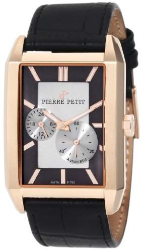 Pierre Petit Herren-Armbanduhr Paris Analog Automatik Leder P-782B