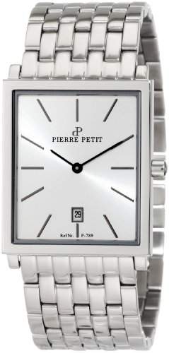 Pierre Petit Herren-Armbanduhr Nizza Analog Edelstahl P-789E