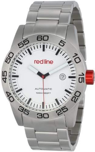 Red Line Mileage Herren 45mm Automatikwerk Mineral Glas Datum Uhr 50045-22