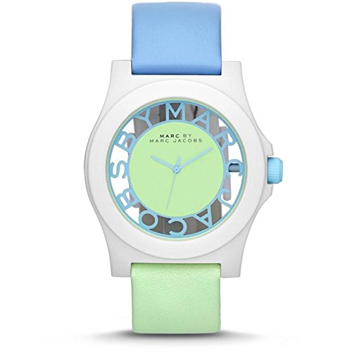 Marc Jacobs Herren Damen 40mm Multi Color Leder Armband Uhr MBM4022