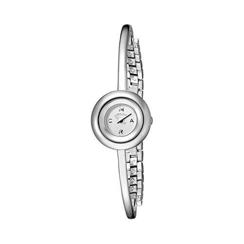 Marc Jacobs Damen-Armbanduhr Armband Edelstahl + Gehaeuse Quarz Zifferblatt Silber Analog MBM3433