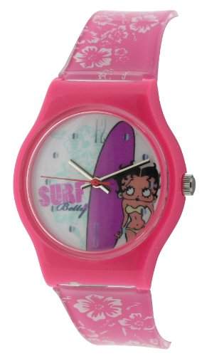 Betty Boop Damen-Armbanduhr Analog Plastik mehrfarbig BTY14A