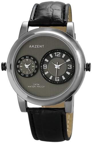 Akzent Herren-Armbanduhr XL Analog Quarz verschiedene Materialien SS7271000047