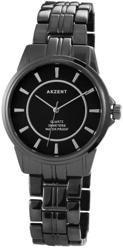 Akzent Unisex-Armbanduhr Analog Quarz verschiedene Materialien SS7471000040