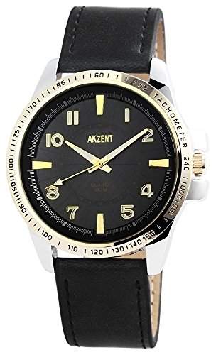 Akzent Herren-Armbanduhr Analog Quarz verschiedene Materialien SS7511500010