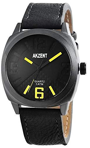 Akzent Herren-Armbanduhr Analog Quarz verschiedene Materialien SS7571300011