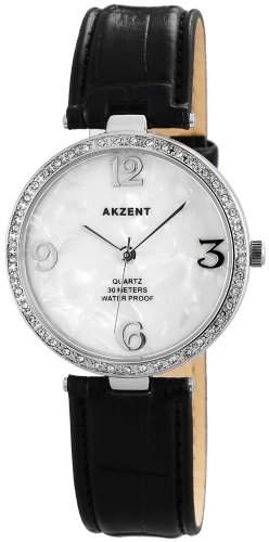 Akzent Damen-Armbanduhr Analog Quarz verschiedene Materialien SS8022000010